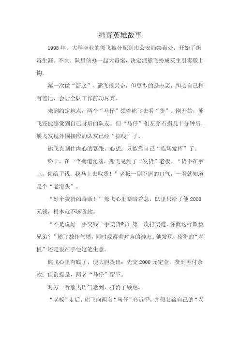 缉毒英雄故事