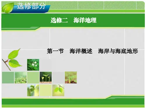 高考地理总复习 2.1 海洋概述 海岸与海底地形课件 新人教版选修2