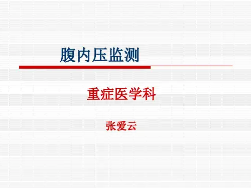 腹内压