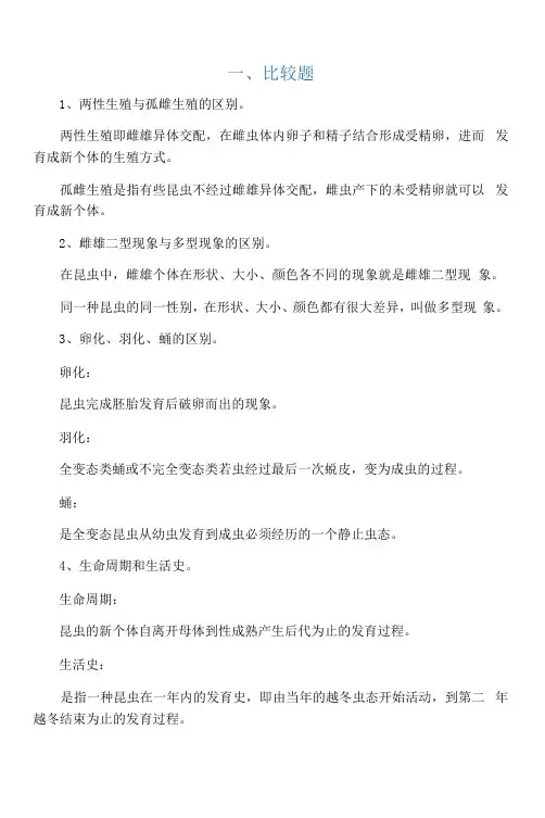 园艺植物昆虫学复习资料