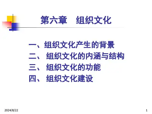 管理学 组织文化 课件
