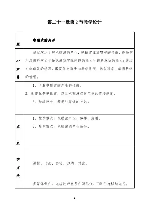 《电磁波的海洋》优教教案3