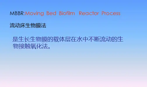 MBBR污水处理工艺