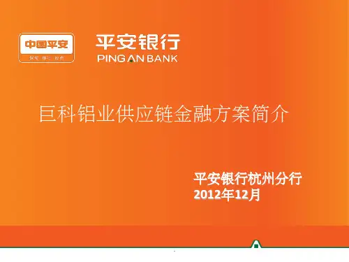 供应链金融方案案例ppt课件