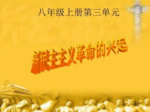 专3 新民主主义革命的兴起 (共25张PPT)