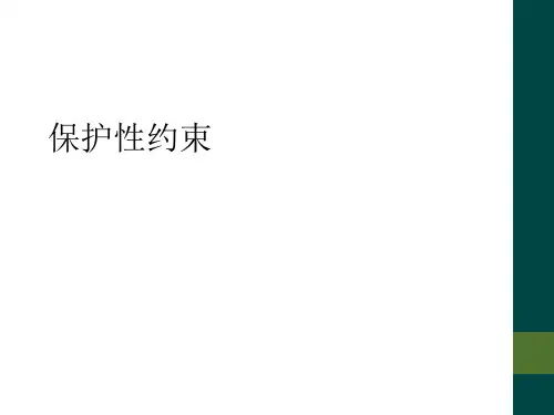 保护性约束