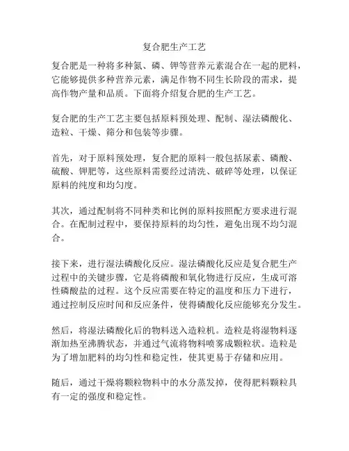 复合肥生产工艺
