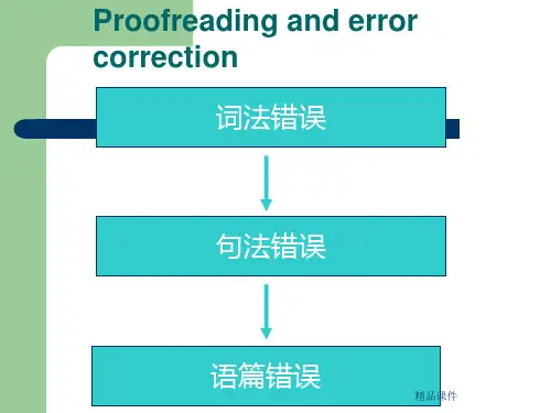 专八改错技巧(精编课件).ppt