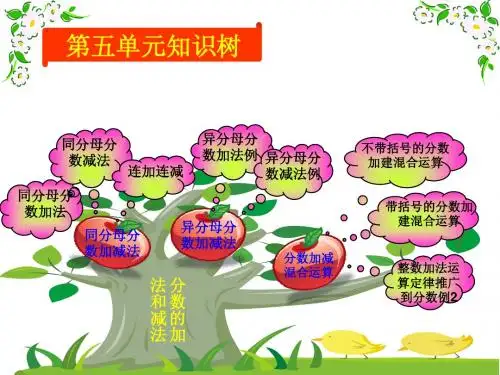 异分母分数加减法