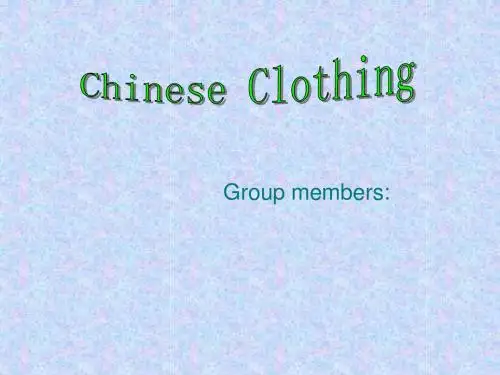 Chinese  Clothing