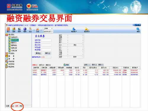 融资融券操作流程-最新32页PPT