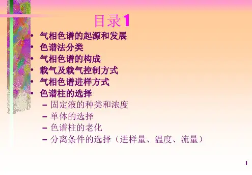 岛津气相色谱培训资料PPT课件