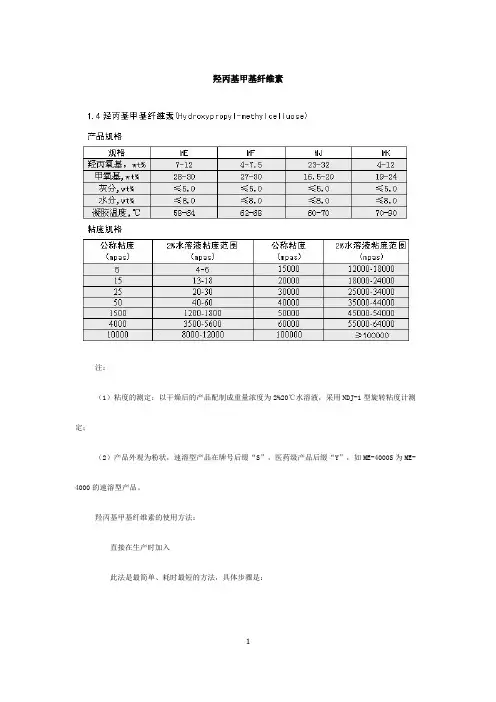 羟丙基甲基纤维素