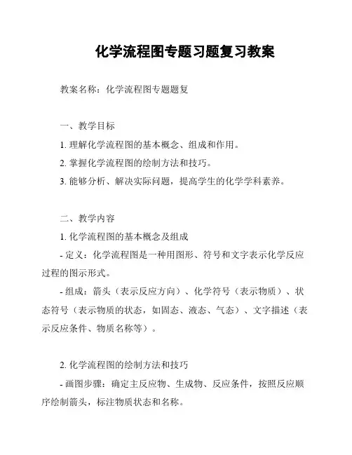 化学流程图专题习题复习教案