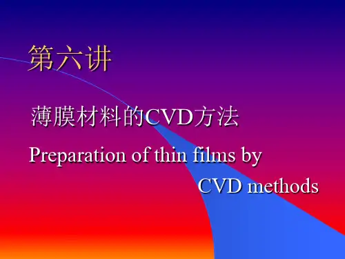 化学气相沉积技术