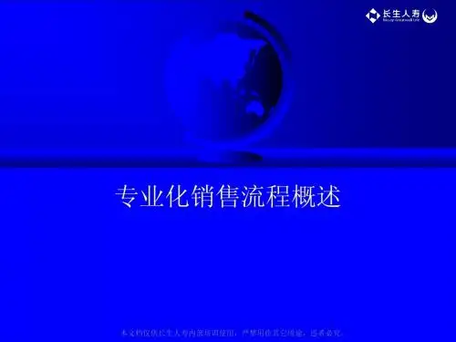 专业化销售流程概述