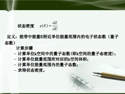 状态密度的计算