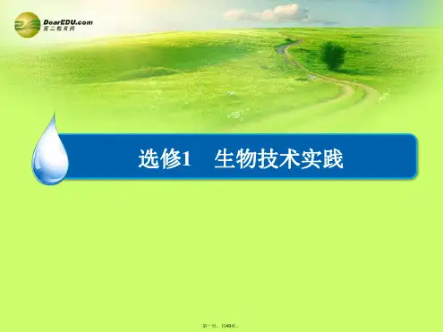 高考生物一轮复习精讲(最新考纲+核心考点)第十一单元 第43讲 微生物的培养与应用课件 新人教版选修