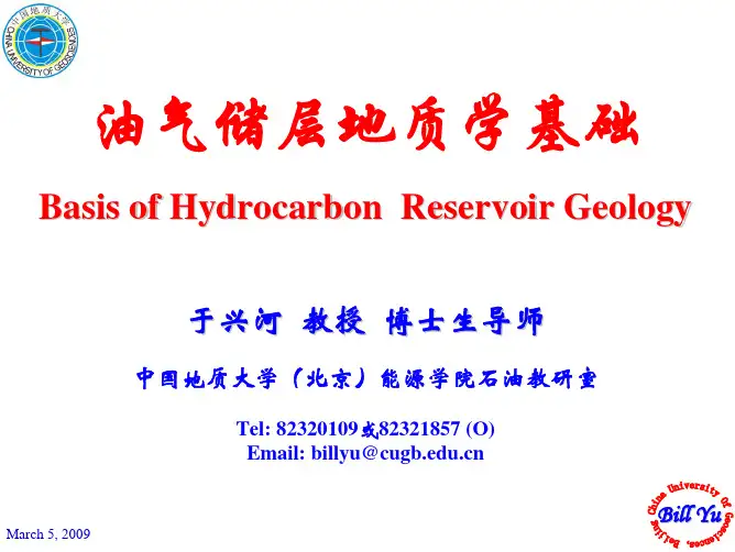油气储层地质学ppt-于兴河