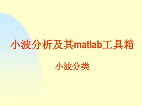 小波分类_精品文档