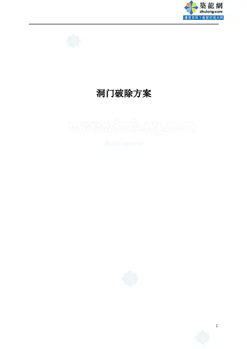 洞门破除方案_secret