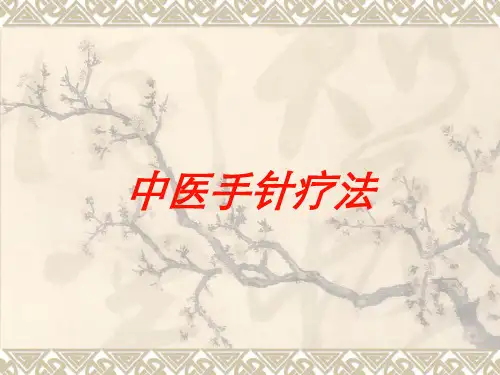中医手针疗法培训课件