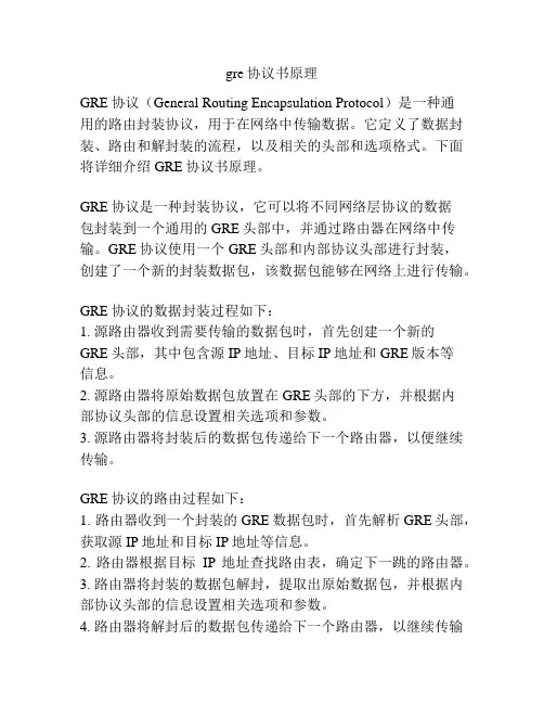 gre协议书原理