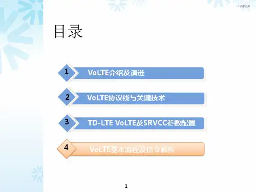 VoLTE基本信令流程解析