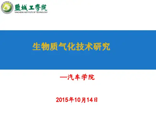 能源环境-与-生物质能的应用-生物质气化ppt课件