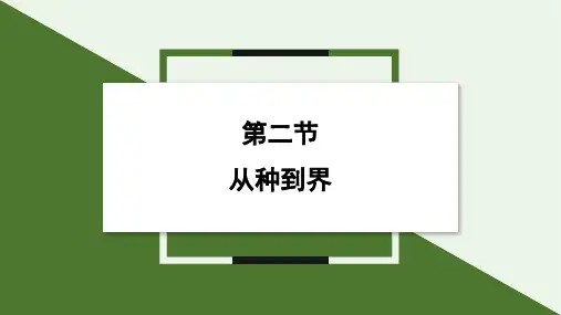 从种到界ppt课件
