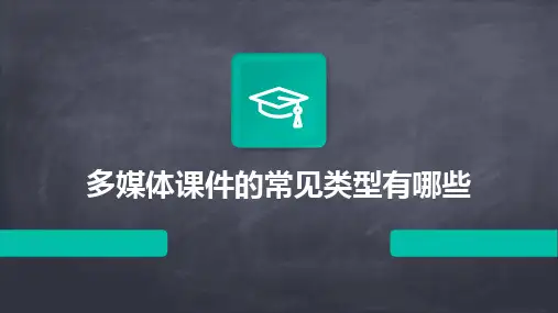 2024版多媒体课件的常见类型有哪些