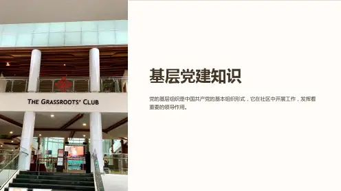 《基层党建知识》课件