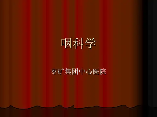 咽解剖生理课件_PPT课件