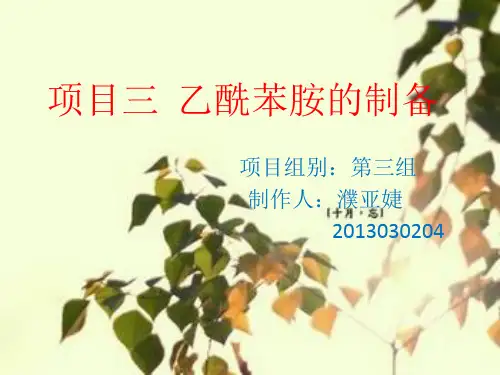 乙酰苯胺的制备