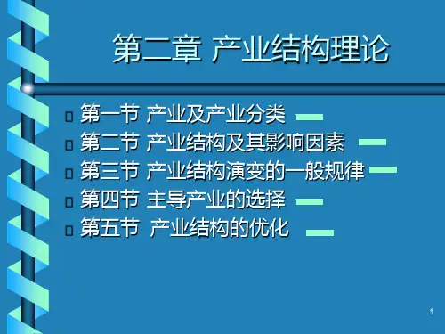 产业结构PPT课件