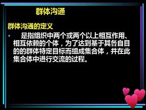 群体团队沟通
