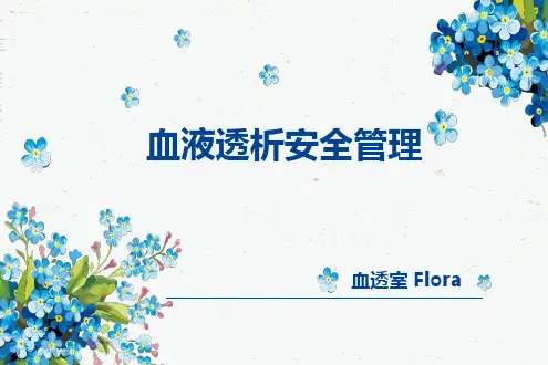 血液透析安全管理ppt课件