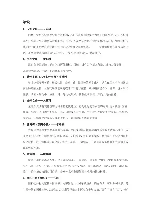 绿篱
