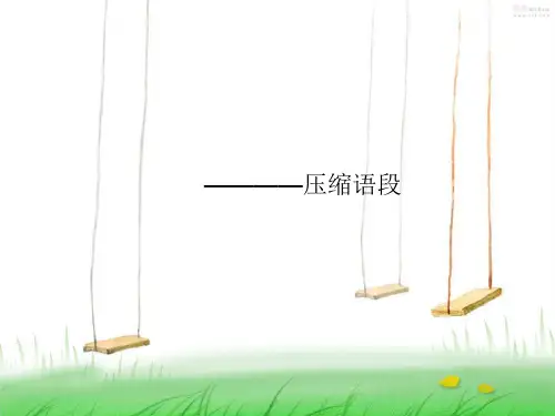 高考语文第一轮复习——压缩语段ppt