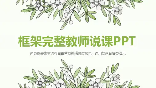 优质课公开课PPT课件模板
