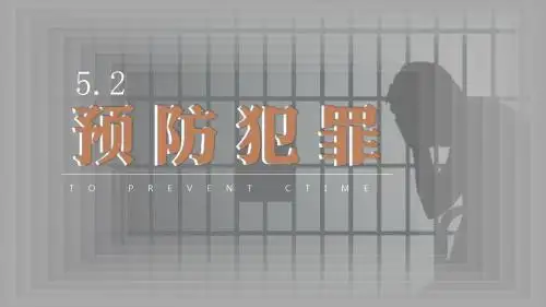 部编人教版《道德与法治》八年级上册5.2《预防犯罪》优秀课件(含视频)