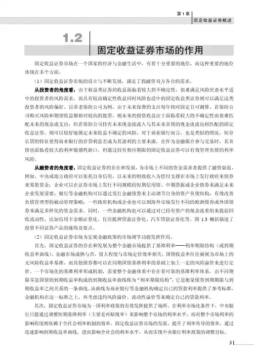 固定收益证券市场的作用_固定收益证券_[共3页]