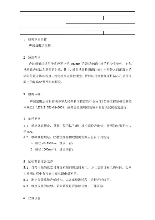 19-声波透射法实施细则