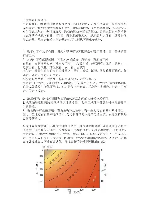 三大岩石的转化[整理版]