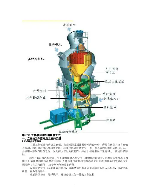 水泥厂立磨第七节立磨（图立磨生料粉磨工艺）【最新】