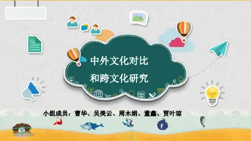 文化对比和跨文化研究PPT课件