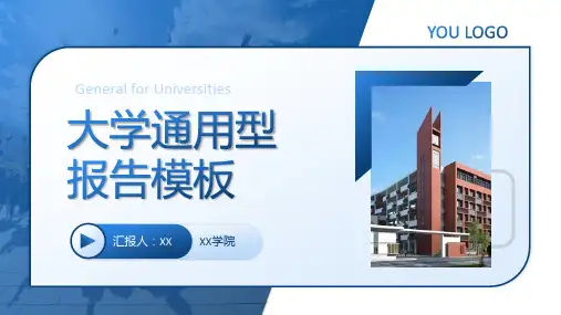 大学通用型报告模板