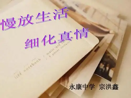 演示文稿1宗洪鑫作文指导