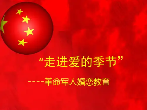 走进爱的季节——婚恋观教育(课件)