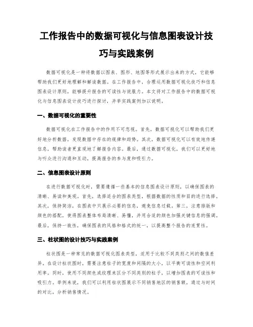 工作报告中的数据可视化与信息图表设计技巧与实践案例